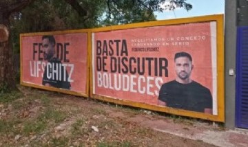 "Basta de discutir boludeces": el slogan de campaña del hijo de Miguel Lifschitz