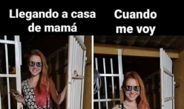 VISITAS A MAMÁ Y VOS TIPO...