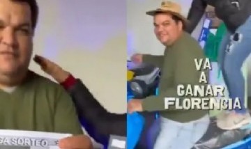 Escándalo en Santa Fe: un candidato de la ciudad de Florencia que prometió un "megasorteo" si ganaba fue electo intendente