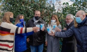 Malena Galmarini y Julio Zamora inauguraron una red de agua potable para más de 1600 vecinos