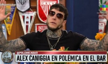 Alex Caniggia se sumó a Polémica en el Bar y generó polémica por sus declaraciones sobre las vacunas