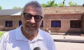 Julio Zamora supervisó la reconstrucción del techo de la Escuela Secundaria N° 4 en Benavídez