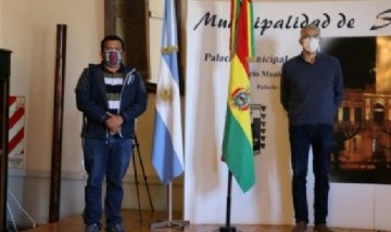 El intendente Puglelli recibió al vice Cónsul de la República Plurinacional de Bolivia