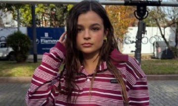 Muna Pauls, la hija de Agustina Cherri y Gastón Pauls, debutó como modelo en una campaña de moda