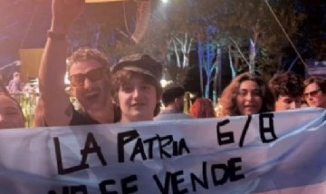 Emilia Mernes, Dillom y La Faraona respaldaron la marcha contra la Ley de Tierras que impulsa el Gobierno