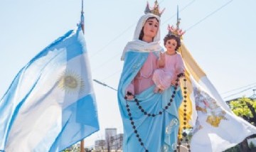 Así se prepara San Nicolás para celebrar los 40 años de la Virgen del Rosario