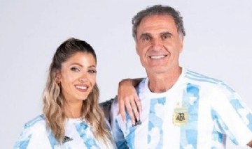 Cande Ruggeri defendió a su papá de las críticas tras el triunfo de la Selección en Qatar
