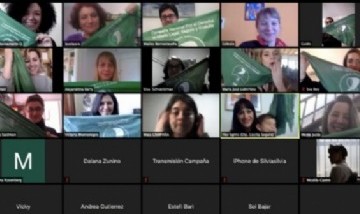 Se realizó un "Pañuelazo virtual" por el Día Internacional por la Legalización del aborto