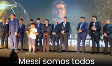 Llamativo spot: El candidato de Javier Milei en Chubut se comparó con Lionel Messi