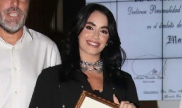 Lali Espósito fue reconocida personalidad destacada de la Cultura: "Agárrense los pantalones"
