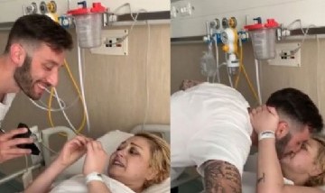Le pidió matrimonio a su novia en su lecho de muerte y el emotivo video dio la vuelta al mundo