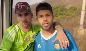 Recrean el hit del Mundial con las caras de Messi y Agüero: el video la rompe en las redes