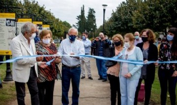 Se inauguró el paseo de las letras en Colón