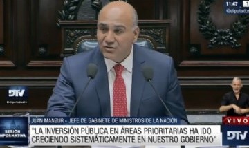 Manzur en Diputados: "sin paz social no puede haber estabilidad macroeconómica"