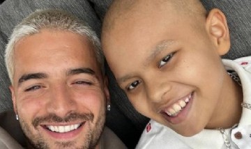 Maluma le regaló a Bastian, un niño con cáncer, una increíble casa: así fue el emotivo momento