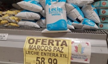 El municipio bonaerense de Marcos Paz tiene su leche propia a $59 el litro