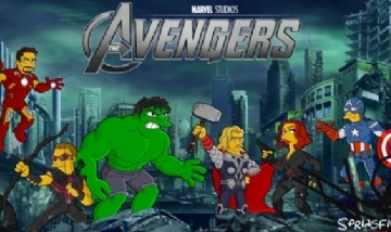Los Simpson se cruzarán con el Universo de Marvel