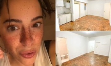 Viral: Una joven mostró en TikTok uno de los peores avisos que encontró para alquilar un monoambiente