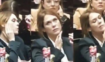 Mientras se votaba la Ley Bases, la diputada Lilia Lemoine se retocó el maquillaje en el recinto