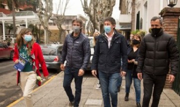 Paso 2021: Posse salió a bancar la lista de Santilli en Tigre y dialogó con vecinos y comerciantes