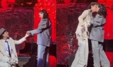 Video: La romántica sorpresa de Coti Sorokin a Cande Tinelli en pleno escenario del Gran Rex