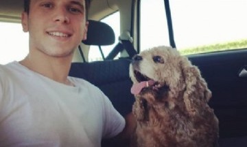 Gaspi y su perrito, Rafael Obligado, Buenos Aires.