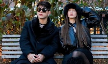 Hace lo mismo con todas: Rusherking hizo probar empanadas santiagueñas a Ángela Torres