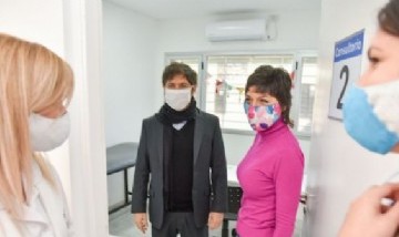 La Intendenta Mayra Mendoza y Axel Kicillof inauguraron el Centro de Atención Primera