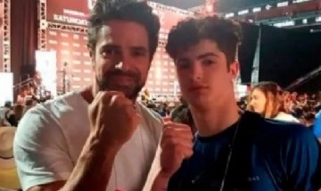 Así está hoy Mateo, el hijo de Luciano Castro que sigue los pasos de su papá en el boxeo