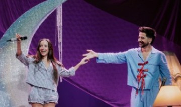 Camilo agotó dos Movistar Arena con 22 canciones y subió a Evaluna Montaner al escenario