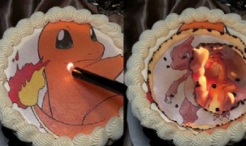 Se hizo viral en TikTok la "Burn away cake", una torta que se prende fuego y es ideal para San Valentín