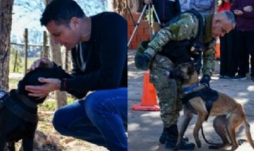 General Rodríguez: el intendente Mauro García presentó a la nueva brigada canina