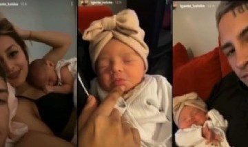 ¡Qué linda es! Mirá las primeras imágenes de L-Gante con su hija Jamaica en su casa