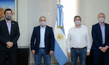 Basterra, Rodríguez y Cuattromo firmaron un convenio para facilitar el acceso a créditos a microemprendedores de la agricultura