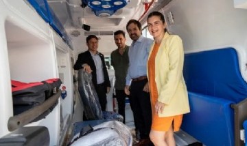 Moreno sumó tres ambulancias de alta complejidad para mejorar la atención de emergencias