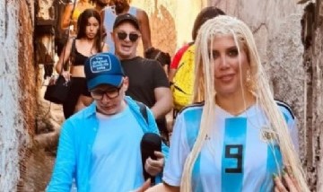 Wanda Nara compartió el video adelanto de su próxima canción cantando en portugués en una favela