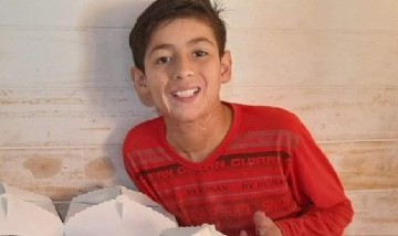 "Perdono a los que me criticaron": Otro mensaje de Joaquín Nahuel, el nene pastelero que sufrió discriminación