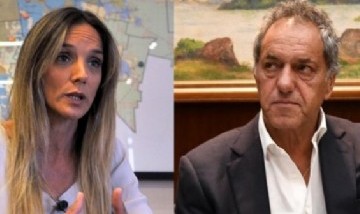 Malena Galmarini acusó de mentiroso a Scioli por una foto de Mar del Plata