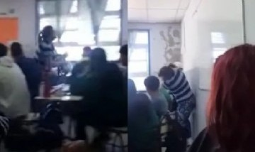 Una mujer golpeó a un estudiante que maltrataba a su hijo en la escuela en Río Negro
