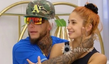 Revelaron que Alex Caniggia y Melody Luz siguen siendo novios fuera de El hotel de los famosos
