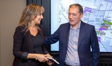 Galmarini y Gray avanzan para llegar con agua potable y cloacas a más vecinos de Esteban Echeverría