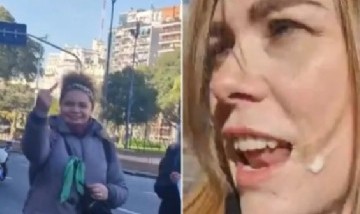 Escupieron a Lemoine en la marcha de jubilados y la policía la tuvo que rescatar