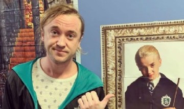 Tom Felton, el actor que dio vida a Draco Malfoy, irreconocible para su nueva película