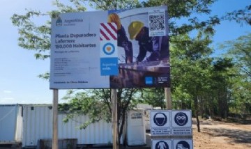 Comenzó la construcción de la Planta Depuradora Laferrere que beneficiará a 150 mil vecinos de La Matanza