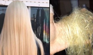 Pesadilla: Fue a teñirse a la peluquería para su fiesta de 15 y la dejaron pelada