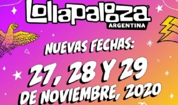 Confirmaron las nuevas fechas del Lollapalooza Argentina