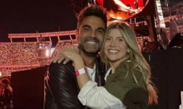 Muy enamorada: Laurita Fernández compartió su primera foto romántica con Peluca Brusca