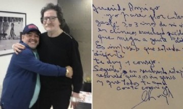 Charly García le escribió una carta a Diego Maradona: "Sos un genio y todos te aman"