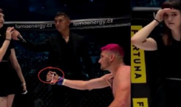 Un luchador de MMA le pidió matrimonio a su novia después de perder una pelea y ella le dijo que no