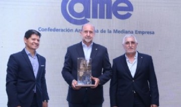 Omar Perotti en el encuentro de CAME: "Santa Fe es la provincia con el mayor nivel de recuperación económica"